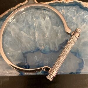 Swarovski Friend Bangle in Silver (Size M)